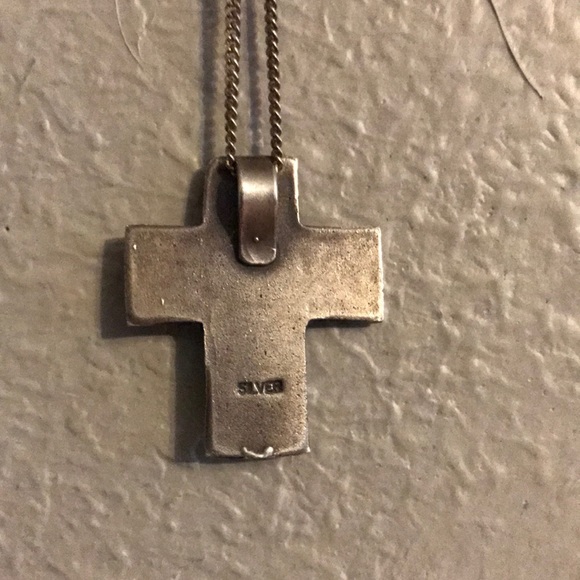Silver pendant crucifix cross pendant - Picture 2 of 4
